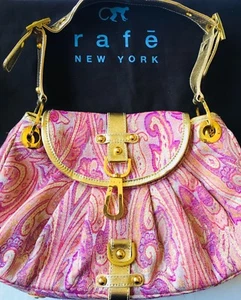 Rafe New York RARE VINTAGE UNUSED Pink Mischa Rajasthan Hobo Resort Collection - Picture 1 of 7