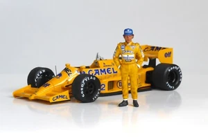 1/43 Ayrton Senna Camel Lotus Honda 99T figurine figure standing 1987 - Picture 1 of 9