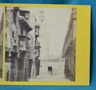 Scarce 1860S Stereoview Photo Egypt Cairo Street Scene Francis Frith