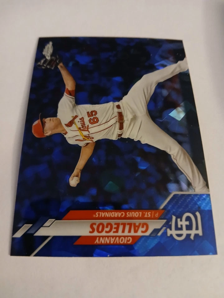 2020 Topps Chrome Update Sapphire #U-162 Giovanny Gallegos St. Louis Cardinals - Image 1 of 1