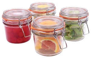 CJS12 4-Piece Resealable Condiment Jar Set - Bild 1 von 5