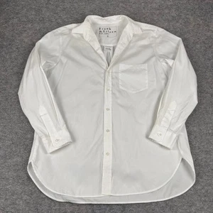 Frank & Eileen Joedy Button Up Shirt Long Sleeve Pocket White Womens Small S - Picture 1 of 11