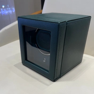 Enrolladora de reloj individual WOLF Cub con cubierta en color verde, 461141 Foto 1 de 4