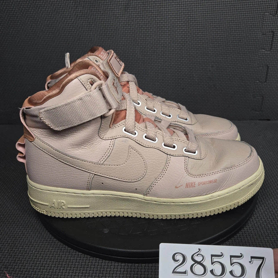 Nike Air Force 1 SF AF1 Zapatos Mujer Talla 9.5 Rosa Mujer Botas Fuerza 857311-200 Foto 1 de 4