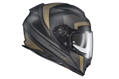 SCORPION EXO Ryzer Full Face Helmet Evolution Gold 2x RYZ-2057 - Image 1 of 4