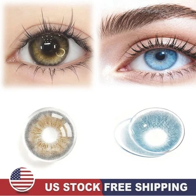 5 Color 2-Piece Contact Lenses/ Contact Lens Travel Kit Cute Contact Case Holder - Image 1 of 4