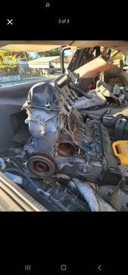 Motor Ford 5.4 sobrealimentado 1999-2001 F150 Lightning OEM núcleo bloque agrietado Foto 1 de 4