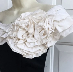 NWT TADASHI SHOJI Off Shoulder Silk Couture Dress. Size XS - Picture 1 of 7