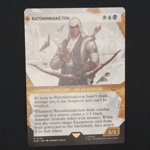 Ratonhnhake:ton (Showcase) MTG Assassin's Creed Rare 150 NM - Picture 1 of 6