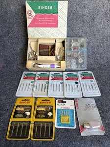 Máquina de coser Singer 604 de colección piezas de accesorios, agujas, hilo, bombilla y... - Imagen 1 de 20
