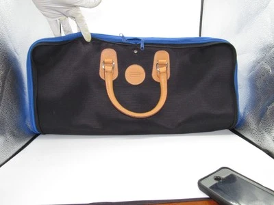 Mulholland Brothers Travel Suit Cover/Garment Bag in Blue and Black - Image 1 of 4