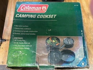 Coleman 6 Piece Camp Cooking Set - Quality Sturdy Heavy Duty Full Size Nesting - Picture 1 of 11