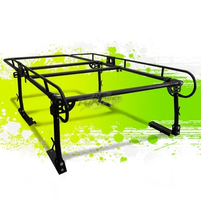 132"X 57" UNIVERSAL BLACK PICKUP TRUCK LADDER RACK 4-BAR STYLE 1000LBS CAPACITY - Imagem 1 de 4