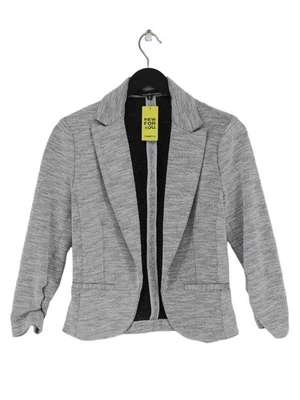 Blazer Mujer Amanda + Chelsea XS Gris Poliéster con Algodón, Abrigo Spandex Foto 1 de 4