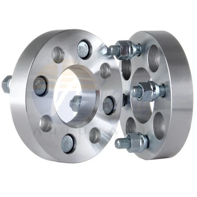 2 piezas espaciadores de rueda de 1" de grosor (25 mm) 4x100 60,1 mm 12x1,5 pernos para chevy aveo Foto 1 de 4