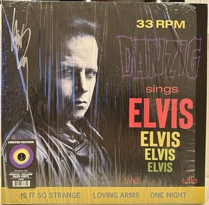 Autographed Danzig - Sings Elvis - (Colored Vinyl, Purple, Yellow) *NEW CLO3368 - Picture 1 of 8