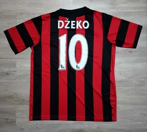 Umbro Manchester City Away soccer jersey 2011 2012 Edin Dzeko #10 Mens Sz L RARE - Picture 1 of 10