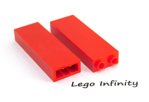8 LEGO Red Wall Panel Brick 1 x 2 x 5 Pillar (2454 35274) - 8 Pieces - Picture 1 of 1