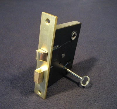 Antique Large Mortise Door Lock w/ Skeleton key - Sargent #5644 - Refurbished - Image 1 of 4