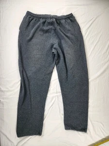 Fruit of the Loom Sweatpants XL Men Gray Fleece Lined Elastic Waist Casual Loung - Picture 1 of 11