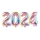 Ballons Numéro De Papier D'aluminium Amusant Et Style Glamour 2024 Pour Bal Et