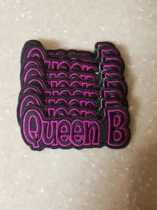 LADIES "QUEENB" BIKER PATCH NEW NICE - Picture 1 of 2