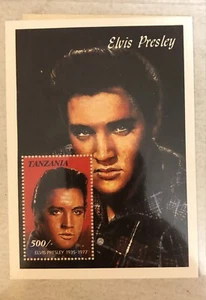 Elvis Presley Collectible Stamps Tanzania - Picture 1 of 3