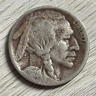 1928 Buffalo Nickel Improperly Annealed Planchet Error Partial Date 2252632 - Image 1 of 3