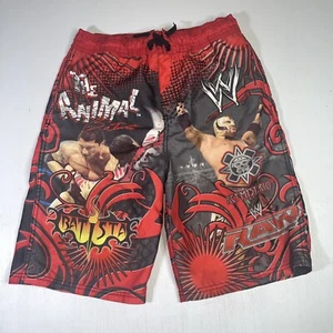 WWE Raw Boys Size XL 14-16 Swim Board Shorts Batista Rey Mysterio Cena - Picture 1 of 8