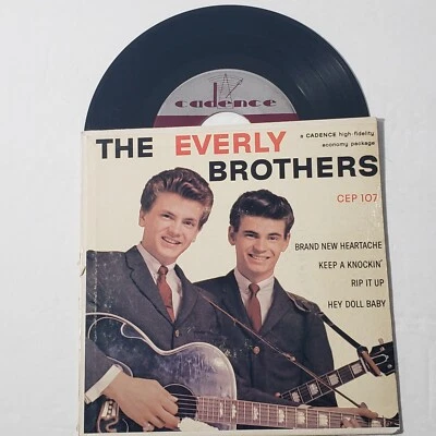 THE EVERLY BROTHERS Cadence CEP 107  Vinyl, 7", 45 RPM, EP 1958 Keep a Knockin' - Image 1 of 4