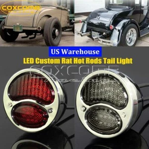Vintage LED Custom Hot Rat Street Rod Tail Light w/ Turn Signal for Ford Model A - Picture 1 of 21