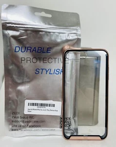 Zeox - iPhone 8 Plus - Platinum Rose Clear Phone Case - Picture 1 of 1