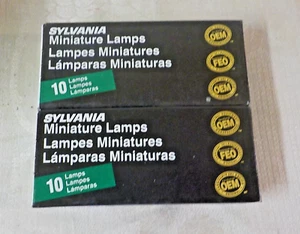 2 10x Sylvania 194 Bombilla Mini OEM Placa Miniatura Bombilla Marcador Lateral - Imagen 1 de 3