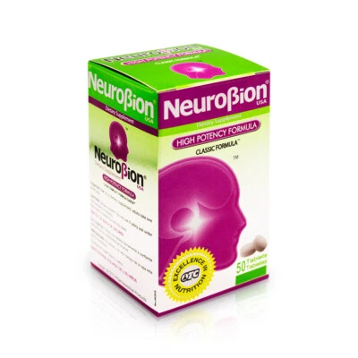NEUROBION - ALTA POTENCIA - VITAMINAS B1 B2 B6 B12 - 50 FICHAS Foto 1 de 3
