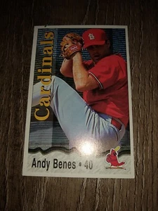 St. Louis Cardinals Andy Benes Baseballkarte 1996 Kansas City Lebensversicherung - Bild 1 von 2