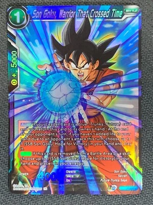  Son Goku Warrior That Crossed Time BT10-038 C  Foil Card Dragon Ball - Image 1 of 2