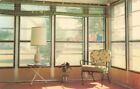 WHITE MARSH MD~SILVER TOP SUN ROOM-INTERIOR VIEW~VINTAGE ADVERTISING POSTCARD