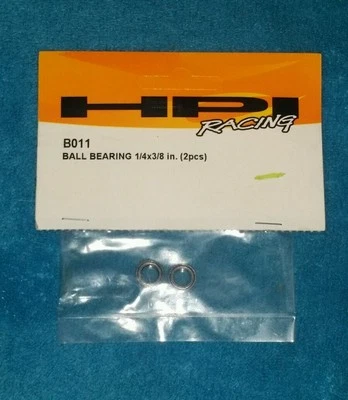 HPI B011 BALL BEARING 1/4X3/8 IN. (x2) BALL BEARINGS RC12L4 HB Cyclone 12 - Image 1 of 3