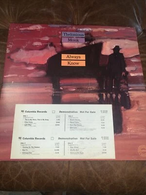 THELONIOUS MONK ALWAYS KNOW COLUMBIA JG 35720 2LP PROMO VG+/NM Ultrasonic Clean - Image 1 of 4