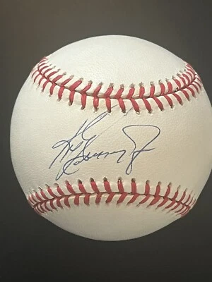 Ken Griffey Jr. Signed Official American League Baseball PSA COA - Image 1 of 4