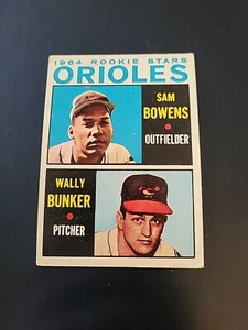 1964 Topps #201 Orioles Rookie Stars Bowens/Bunker EX - Picture 1 of 2