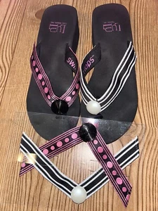 Switchflops LULU-Black-Changeable Straps. Bundle Size 6. Great Deal 5 Straps - Picture 1 of 7