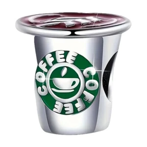 Coffee Cup charm for bracelet - Picture 1 of 3