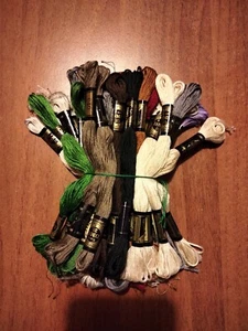 27 Matasse Mouliné Assortite Vedi Descrizione - Foto 1 di 2