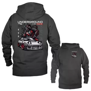 Sudadera con capucha para auto deportivo JDM personalizada afinada importada subterránea - Imagen 1 de 10