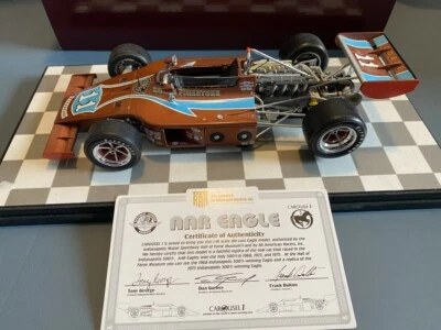 Carrusel 1 1974 Pancho Carter #11 Eagle Indy 500 Cobre Firestone 1/18 # 4703 Foto 1 de 4