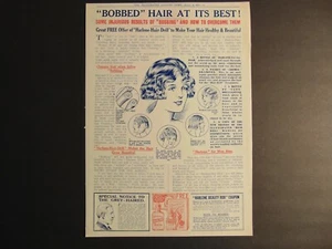 1924 HARLENE FOR THE HAIR Vintage Kunstdruck Anzeige - Bild 1 von 1