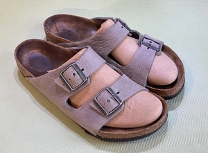 Birkenstock Arizona Unisex Sandalen Birko-Flor,Gr.43.Grau. Gebrauchte Zustand. - Bild 1 von 5