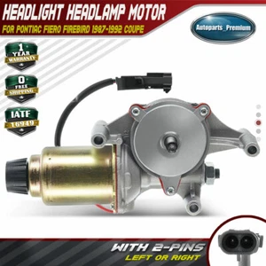 Headlight Headlamp Motor for Pontiac Firebird 1987-1992 Left Fiero 87-88 Right - Picture 1 of 10