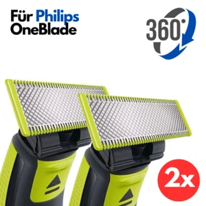 2x 360° Ersatzklinge für Philips OneBlade Rasier Klinge QP2520/QP2530/QP2630 - Bild 1 von 13